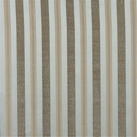Designer Fabrics 54 in. Wide Striped Light Blue And Gold Damask Upholstery And Window Treatment Fabric E631